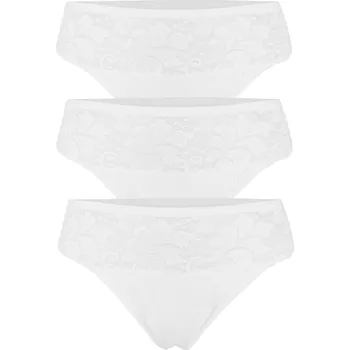 Kalhotky Daria dámské vyšší kalhotky - 3bal M bílá