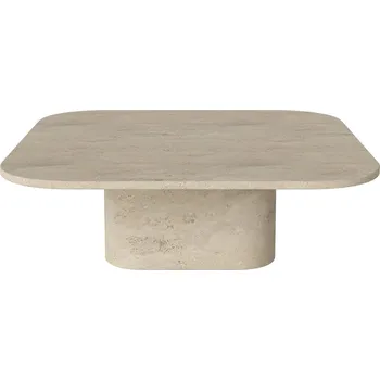 Konferenční stolek Konferenční stolek Eida 100 x 100 cm, více variant - Bolia Varianta: Sand Travertine, výška 32 cm