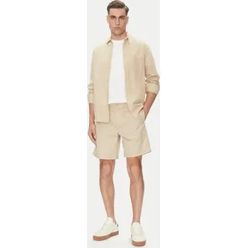 Pánské oblečení Calvin Klein Jeans Šortky z materiálu J30J327300 Béžová Regular Fit 38