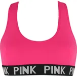 Pink bezešvá podprsenka záda motýlek M růžová