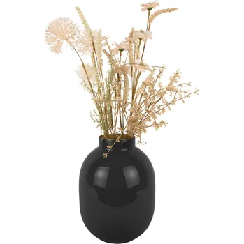 Váza Váza Mila černá 19,5cm Present Time (Barva-černá)