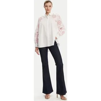 Pánská košile French Connection Košile 72YBB Bílá Relaxed Fit L