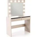 Toaletní stolek Hollywood II, krémová