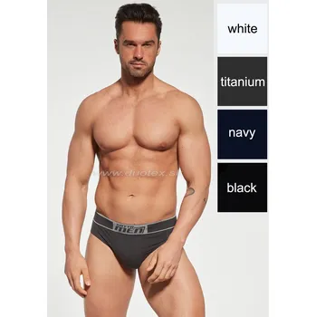 Pánské spodní prádlo GATTA Pánské slipy Slip-Cotton Barva: black, Velikost: XXL