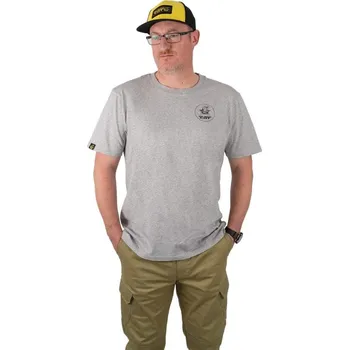 Pánské tričko Black Cat tričko grey marl t-shirt Šedá 3XL