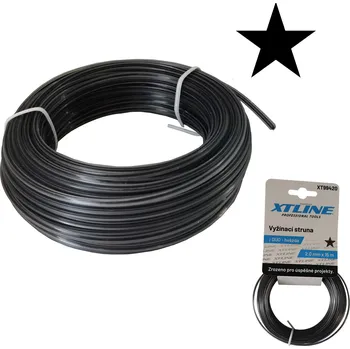 Struna do sekačky XTLINE Vyžínací struna hvězda DUO | 2 mm / 15 m - XT99420