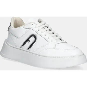 Dámské tenisky Kožené tenisky Furla Lace-Up Sneaker dámské, bílá barva, YJ92SPT A 0203 Q1700 YJ92SPT.A.0203.Q1700 00X, EUR 36