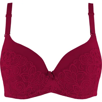 Podprsenka Marjánka podprsenka košíček D - 16340 90D vínová