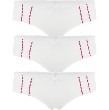 Kalhotky Brazilia Poquita nízké kalhotky C-195 - 3bal L bílá