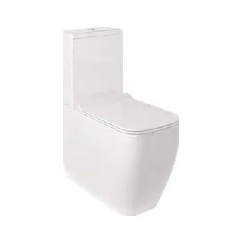 Klozet Kludi Resa C - WC kombi mísa, vario odpad, Rimless, SpiralFlush, lesklá bílá 28WCB0543