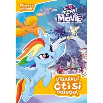 Pohádka My Little Pony vybarbuj, čti si, nalepuj