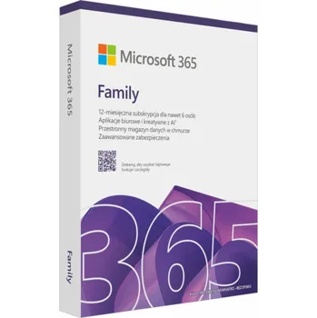 Software Microsoft Rodina M365 PL 1Y 6U Win/Mac EP2-32382