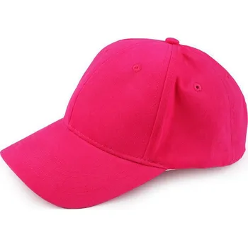 Kojenecká čepice Stoklasa Bavlněná kšiltovka unisex vhodná k dozdobení pink