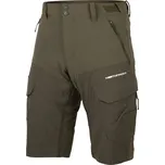 Northfinder Pánské outdoorové hybridní kapsáčové šortky CASTOR, olivová, L