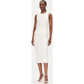 Dámská sukně ViCOLO Midi sukně TS0397 Bílá Regular Fit L