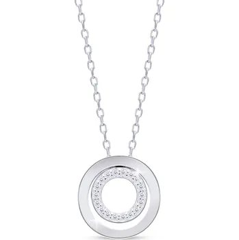 Řetízek Stříbrný řetízek s kulatým přívěskem 2438