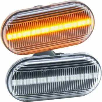 Směrový světlomet LED blinkry Dacia Duster 1 - čiré