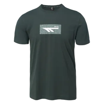 Pánské tričko Pánské Tričko s krátkým rukávem HI-TEC AMILO M000261630 – Zelená XL