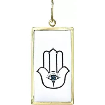 Přívěsek Aljančič Hamsa 4 Miniartion žluté zlato