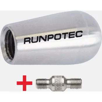 RUNPOTEC 20409 GF7.5–GF15 Vodicí hlava Ø 20 mm, závit RTG Ø 12 mm + adaptér RTG Ø 6 mm