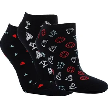 Dámské ponožky RS dámské letní sneaker elastické námořnické ponožky mix 35-38