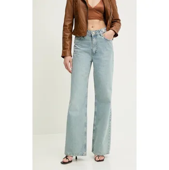 Dámské džíny Džíny Answear.LAB dámské, high waist 207.tos modrá 55X, vel. XS
