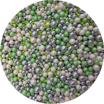 Jedlá dekorace na dort Cukrové zdobení Závan máty 80g - I LOVE CAKES