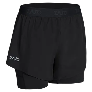 Dámské kraťasy Zajo Litio W Shorts Ultralehké běžecké kraťasy s kompresními legínami dámské