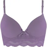 Štěpa vyztužená podprsenka krajkový obvod 7770 70B fialová