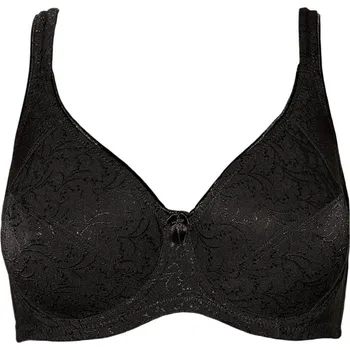 Podprsenka Melania vyšívaná podprsenka s kosticí 03481 100C černá