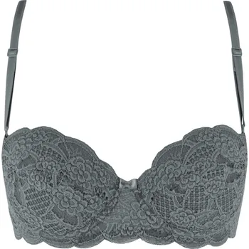 Podprsenka Lina Italy - podprsenka s měkkou výztuží 80B šedá