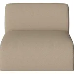 Křeslo Núvol Small Back - Přídavný modul Bolia Varianta: Vilme - Bouclé & texture, Dark beige