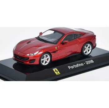 autíčko Ferrari Portofino 2018 1:43 - Altaya časopis s modelem Ferrari Portofino 2018 - kovový model auta