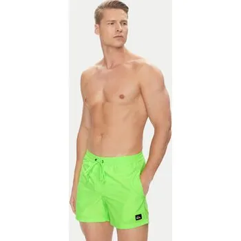 Pánské plavky Quiksilver Plavecké šortky Everyday Solid Volley 15 EQYJV04120 Zelená Regular Fit M