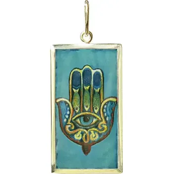 Přívěsek Aljančič Hamsa 5 Miniartion žluté zlato