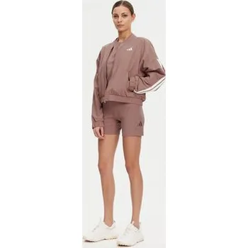 adidas Bunda bomber Essentials 3-Stripes JD5318 Růžová Loose Fit XS