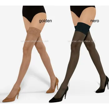 Dámské punčochy GATTA Samodržící punčochy Michelle15 Barva: golden, Velikost: 3-4(M-L)