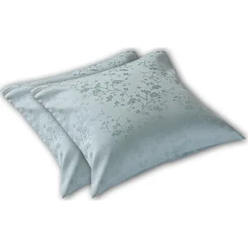 Dekorativní polštářek Damaškový dekorační polštářek 40x40 EXCELLENT TENCEL Sakura šedomodrá