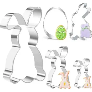 Vykrajovátko Vykrajovátko na sušenky Zajíček, 12,8/8,5/5,5 cm, vykrajovátko na sušenky, velikonoční vykrajovátko