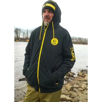 Pánská mikina Black Cat Mikina Black Zipped Hoody 2XL