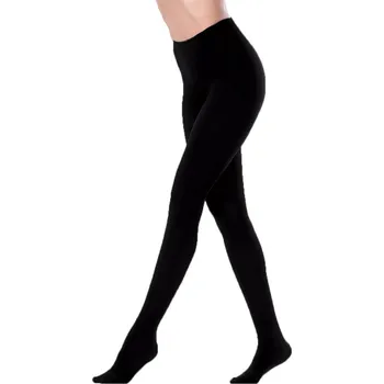 Dámské punčochy Giulia dámské elastické neprůhledné mikrovláknové punčocháče Samba 40DEN ČERNÁ 3