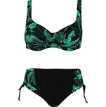 Ambrosia Green dvoudílné plavky s kosticemi S483 XXL zelená