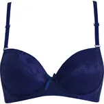René saténová podprsenka s výztuží 303 70B tmavě modrá