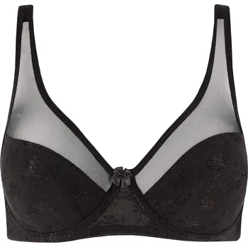 Podprsenka Tiana nevyztužená podprsenka s kosticemi 0348 100B černá