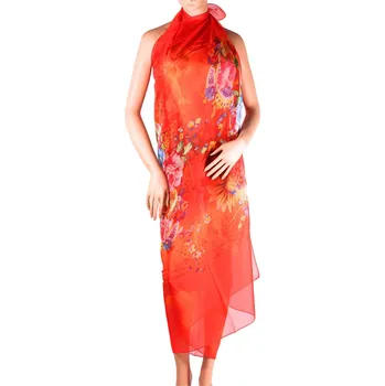 Šátek Zvonilka hebký pareo šátek na plavky 2312 oranžová