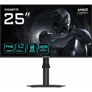Monitor GIGABYTE G25F2 počítačový monitor 62,2 cm (24.5") 1920 x 1080 px Full HD LED Černá