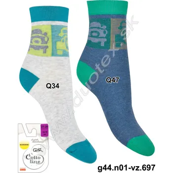 Pánské ponožky GATTA Vzorované ponožky g44.n01-vz.697 Barva: Q34, Velikost: 33-35(22-23)