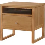 AKCE Noční stolek v dekoru dub IRISUN II. jakost