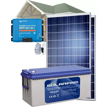 Solární ostrovní systém 770Wp 12V ekonomik