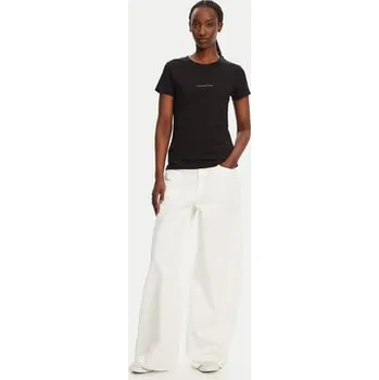 Pánské tričko Calvin Klein Jeans T-Shirt Monologo J20J223563 Černá Slim Fit S